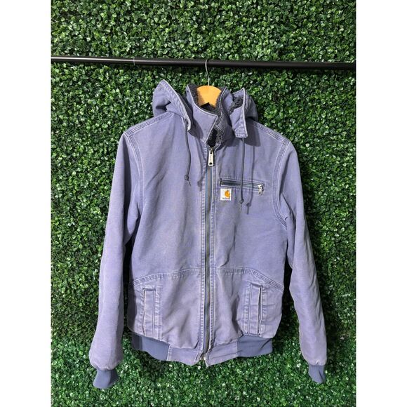 Carhartt wildwood blue Sherpa lined jacket size Small - Picture 1 of 6